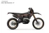 Кроссовый мотоцикл PROMAX BLACKOUT NB300 EFI ENDURO