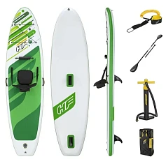 Надувная SUP-доска Freesoul Tech Convertible 340 х 89 х 15 см с сиденьем, веслом, насосом и пр.